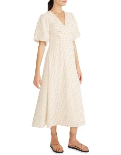 Coupon 👏 Staple The Label Olivia Wrap Midi 👗 Dress In Beige 🛒 -Sweetheart Sales Store unnamed file 922