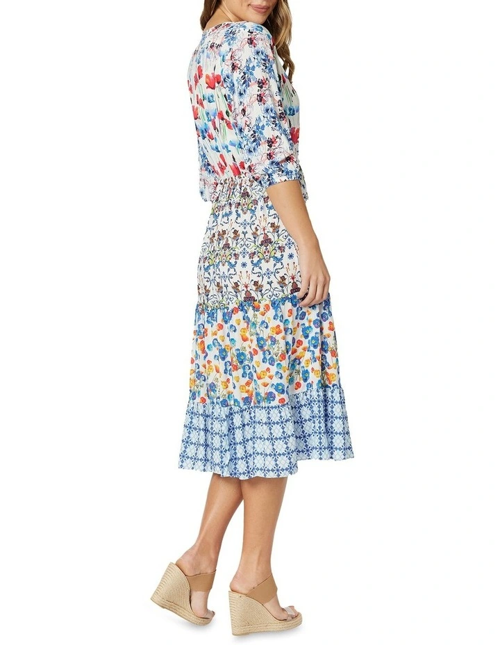 Coupon π Hammock & Vine Poppy Print Layered π Dress In Blue Multi π€© 5 Coupon π Hammock & Vine Poppy Print Layered π Dress In Blue Multi π€© - Image 3