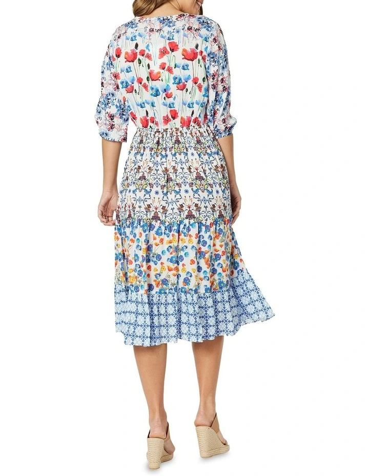 Coupon π Hammock & Vine Poppy Print Layered π Dress In Blue Multi π€© 6 Coupon π Hammock & Vine Poppy Print Layered π Dress In Blue Multi π€© - Image 4