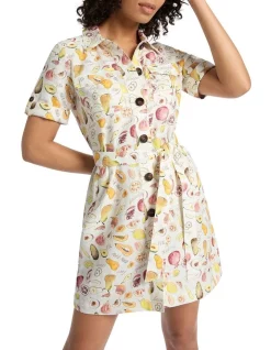 Cheapest 🧨 Marcs Let's Get Figgy With It 👗 Dress In Ivory Multi ✨ -Sweetheart Sales Store unnamed file 984