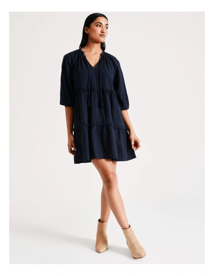 Deals π Vero Moda Line Frill Cotton Tunic In Navy Blazer π 3 Deals π Vero Moda Line Frill Cotton Tunic In Navy Blazer π