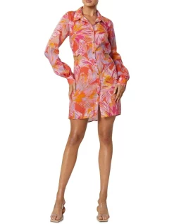 New ✨ Winona Avalyn Short 👗 Dress In Pink Multi 👍